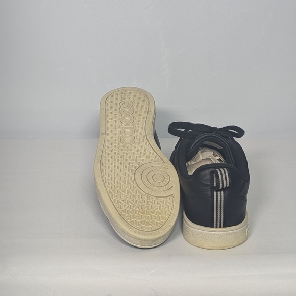 NEW adidas Womens VS Advantage Leather Sneaker 7 black/black - Picture 4 of 4